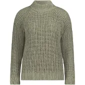 Cartoon Strickpullover mit Stehkragen in Pale Khaki | Gr.: 36