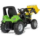 Rolly Toys Trettraktor rollyFarmtrac Premium II Deutz 8280 TTV, mit Lader und Luftbereifung