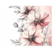 WALLARENA FOTOTAPETE Blumen Natur Vlies Tapete Wohnzimmer 150x105