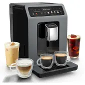Krups Evidence Hot & Cold EA898GF0, Espressomaschine, 2,5 l, Kaffeebohnen, Eingebautes Mahlwerk, 1450 W, Schwarz, Grau