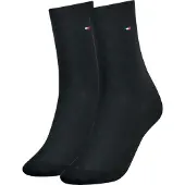 Tommy Hilfiger Socken "TH WOMEN SOCK CASUAL 2P" 2 Paar, 2 Paar tlg. mit flacher Zehennaht