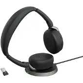 Jabra Evolve2 65 Flex Uc Usb-c Stereo + Wireless Charger Kabellose Kopfhörer