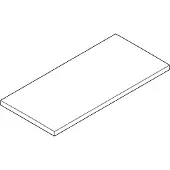 Hansgrohe Auslaufplatte Axor Massaud 3-Loch Waschtischarmatur Wandm.chrom