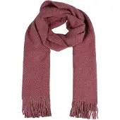 Capelli New York Modeschal , Damen, rosa (mauve), Polyester, Strukturmuster, unifarben, Modetücher Modeschal, Fransenkante, wärmend