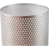 Lux.pro Tischleuchte 'Joelleldsvin' Holz Metall in Mesh-Optik 30 x 14 x 14 cm Silberfarben
