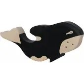 Gollnest & Kiesel Holztiger Holz-Orca Spielfigur - nachhaltiges Spielzeug
