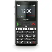 Emporia emporiaPURE-LTE, Balken, Single SIM, 5,87 cm (2.31"), 2 MP, 1400 mAh, Schwarz