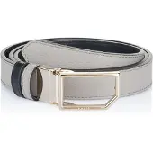 Bally Wendegürtel beige-schwarz