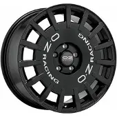 OZ RACING ALUFELGE RALLY RACING 7x17 4x98 ET 35 GLOSS BLACK SILVER LETTERING