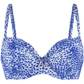 Lingadore Gemoldefer Bikini BH 7709 | Grösse: 38E | Farbe: Weiß/Blau