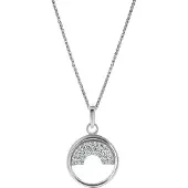 Orphelia 'Tista' Damen-Anhänger aus 925er Sterlingsilber mit Kette – Silber ZH-7586