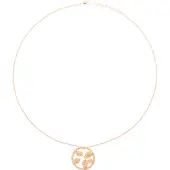 Orphelia Damen-Kette aus 925er Sterlingsilber mit Anhänger - Rosé ZH-6023/1