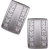 Orphelia Ohrstecker für Damen, 925 Sterlingsilber, Silber ZO-5913