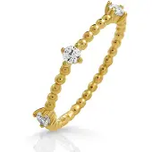 Orphelia 'Sparkle' Damen-Ring aus 925er Sterlingsilber – Gold ZR-7530/G