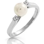 Orphelia 'Diana' Damen-Ring aus 925er Sterlingsilber – Silber ZR-7543