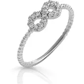 Orphelia 'Infinity' Damen-Ring aus 925er Sterlingsilber – Silber ZR-7528