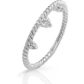 Orphelia 'Krone' Damenring aus 925er Sterlingsilber - Silber ZR-7529
