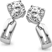 Orphelia Ohrstecker für Damen, 925 Sterlingsilber, Silber ZO-5142
