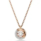 Swarovski 'Dextera' Damen-Halskette aus vergoldetem Metall - Rosé 5692257