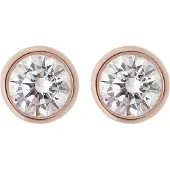 Orphelia Damen 925 Sterling Silber Ohrstecker - Rosa ZO-6079/1