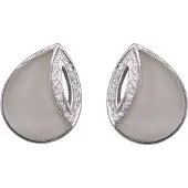 Orphelia Ohrstecker für Damen, 925 Sterlingsilber, Silber ZO-5930