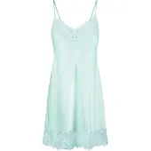 Lingadore Night Slipdress Jade Blue | Grösse: M | Farbe: Jade blauw