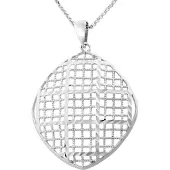 Orphelia 'Lilla' Damenkette mit Anhänger aus 925er Sterlingsilber – Silber ZK-7190