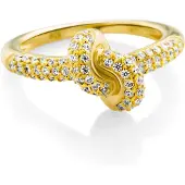 Orphelia 'Palma' Damen-Ring aus 925er Sterlingsilber – Gold ZR-7569/G