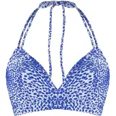 Lingadore Gemoldefer Bikini BH 7709 | Grösse: 38F | Farbe: Weiß/Blau