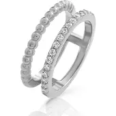 Orphelia 'Chic' Damen-Ring aus 925er Sterlingsilber – Silber ZR-7537