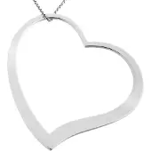 Orphelia 'Becky' Damenkette mit Anhänger aus 925er Sterlingsilber – Silber ZK-7193