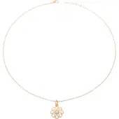 Orphelia Damen-Kette aus 925er Sterlingsilber mit Anhänger - Rosé ZH-6017/1