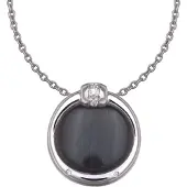 Orphelia Damen-Kette aus 925er Sterlingsilber mit Anhänger – Silber ZH-4560