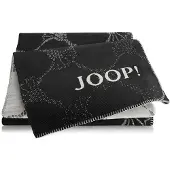 JOOP! JOOP Wohndecke Cornflower 150x200 cm | schwarz - schwarz