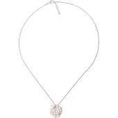 Orphelia 'Ivory' Damen-Kette mit Anhänger aus 925er Sterlingsilber – Silber/Rosé ZH-7091/1