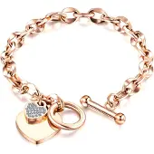 Collezione alessandro Armband "Strassherz"