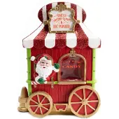 Trendline Dekofigur Weihnachtstruck 21 x 16 cm rot