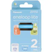 Eneloop Sanyo BK-4LCCE/2BE, Akku, Blau, Nickel-Metallhydrid (NiMH), 550 mAh, 1,2 V, AAA