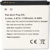 AccuCell Akku passend für den Alcatel Pop D5 Akku TLi018D1