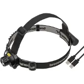 Brennenstuhl LED Stirnlampe SL 401 AF, 400 Lumen, Infrarot-Sensor, 50h Leuchtdauer, IP44, Schwarz