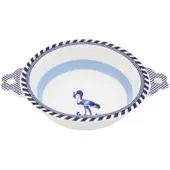 Pols Potten Schüssel x Rijksmuseum Bird Patterned Blue 17 cm