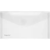 FolderSys Dokumententasche 40103-04, DIN lang, transparent, für 50 Blatt, 10 Stück