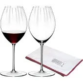 Riedel PERFORMANCE Syrah Shiraz Glas 2er Set + Poliertuch