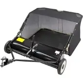 Dema Laubsammler Kehrmaschine für ATV, 480 Liter, zum Aufnehmen von Blättern, Vertikutiergut und Gras