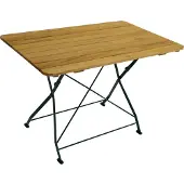 FRG Klapptisch Holztisch Gartentisch Tisch, 110x70x72cm