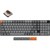Keychron K17 Max QMK, 75%, Verkabelt & Kabellos, USB + RF Wireless + Bluetooth, Mechanischer Switch, RGB-LED, Schwarz