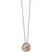 Orphelia Damen-Kette aus 925er Sterlingsilber mit Anhänger - Rosé ZH-6031/1