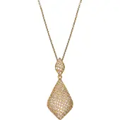 Orphelia Damen-Kette aus 925er Sterlingsilber mit Anhänger – Gold ZH-4517-GOLD