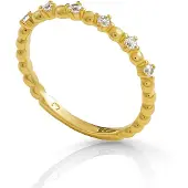 Orphelia 'Signature' Damen-Ring aus 925er Sterlingsilber – Gold ZR-7535/G