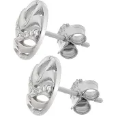Orphelia 'Elvina' Ohrstecker für Damen, 925 Sterling Silber - Silber ZO-7085